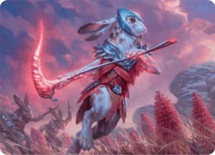 Baylen, the Haymaker Art Card, Art Series: Bloomburrow 25