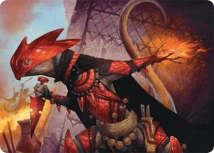 Cindering Cutthroat Art Card, Art Series: Bloomburrow 26