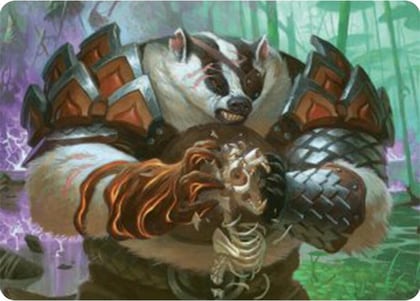 Hugs, Grisly Guardian Art Card, Art Series: Bloomburrow 27