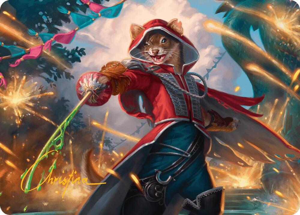 The Infamous Cruelclaw Art Card (Gold-Stamped Signature), Art Series: Bloomburrow 28