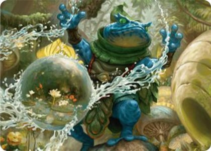 Pond Prophet Art Card, Art Series: Bloomburrow 29