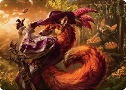Mr. Foxglove Art Card, Art Series: Bloomburrow 31