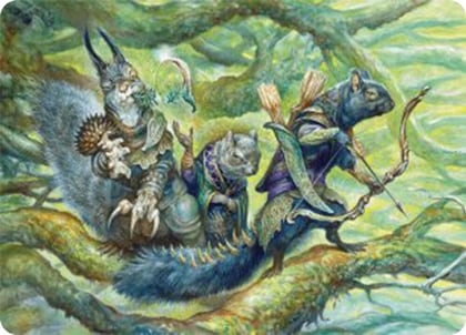 The Odd Acorn Gang Art Card, Art Series: Bloomburrow 32
