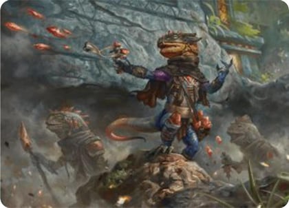 Agate Instigator Art Card, Art Series: Bloomburrow 33