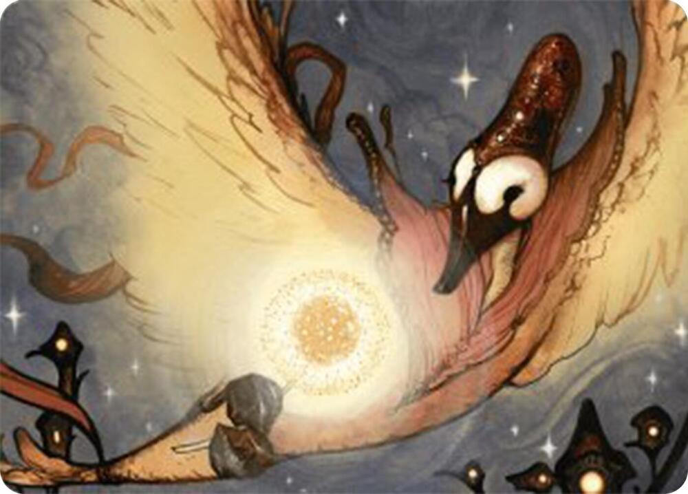 Salvation Swan Art Card, Art Series: Bloomburrow 38