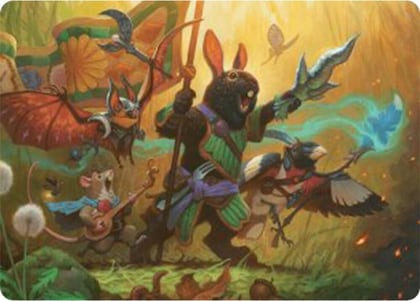 Valley Questcaller Art Card, Art Series: Bloomburrow 4