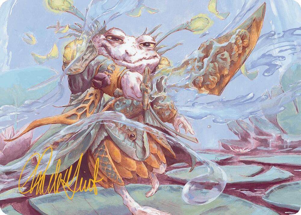 Glarb, Calamity's Augur Art Card (Gold-Stamped Signature), Art Series: Bloomburrow 40