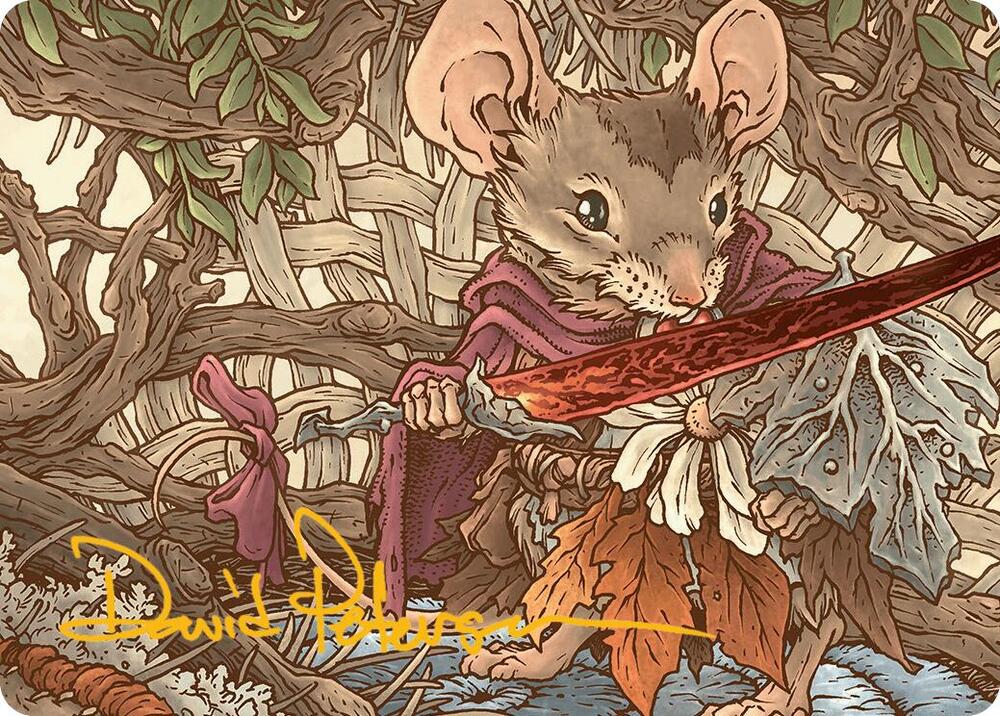 Mabel, Heir to Cragflame Art Card (Gold-Stamped Signature), Art Series: Bloomburrow 45