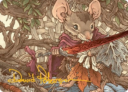 Mabel, Heir to Cragflame Art Card (Gold-Stamped Signature), Art Series: Bloomburrow 45