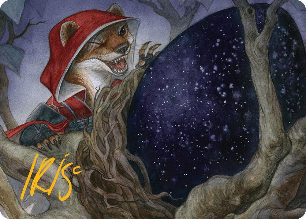 Cruelclaw's Heist Art Card (Gold-Stamped Signature), Art Series: Bloomburrow 46