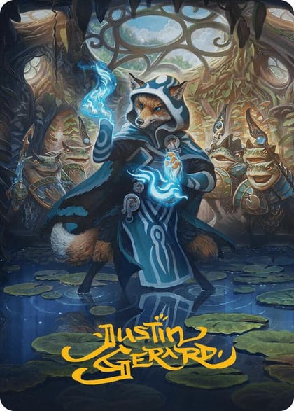 Jace, the Mind Sculptor Art Card (Gold-Stamped Signature), Art Series: Bloomburrow 49