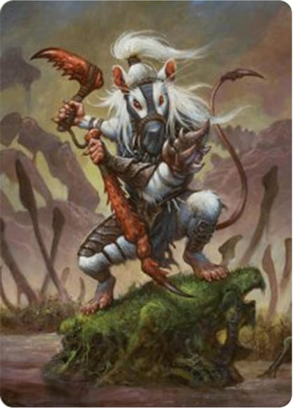 Ink-Eyes, Servant of Oni Art Card, Art Series: Bloomburrow 50
