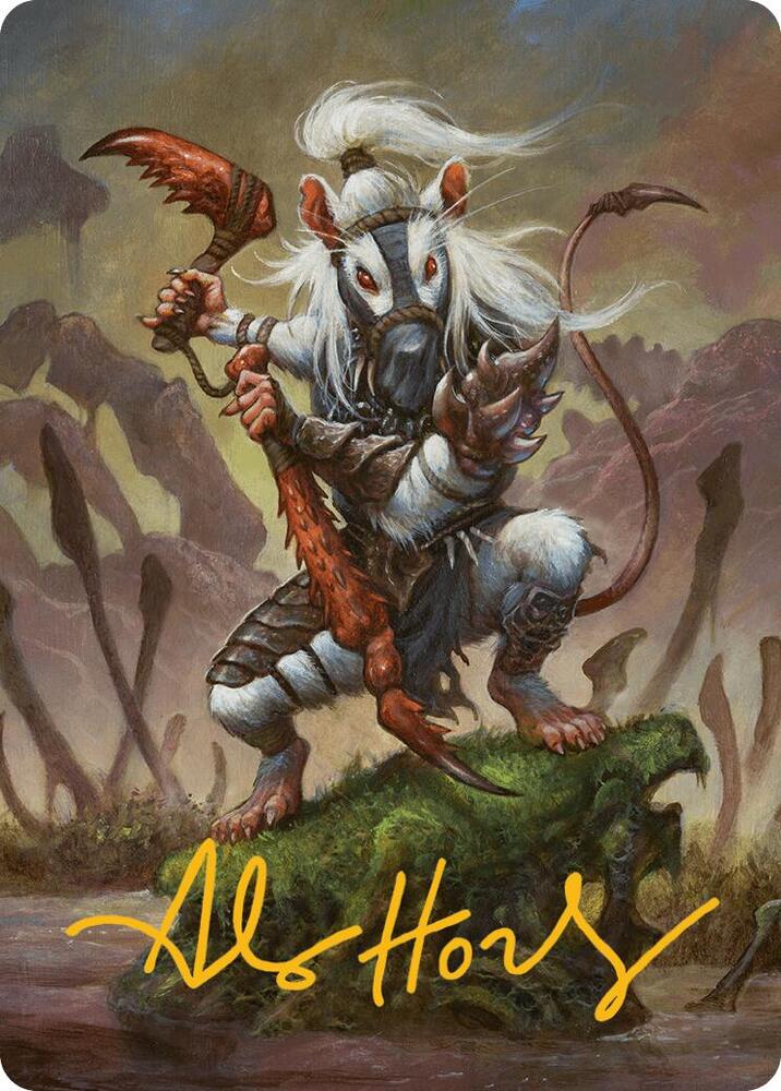 Ink-Eyes, Servant of Oni Art Card (Gold-Stamped Signature), Art Series: Bloomburrow 50