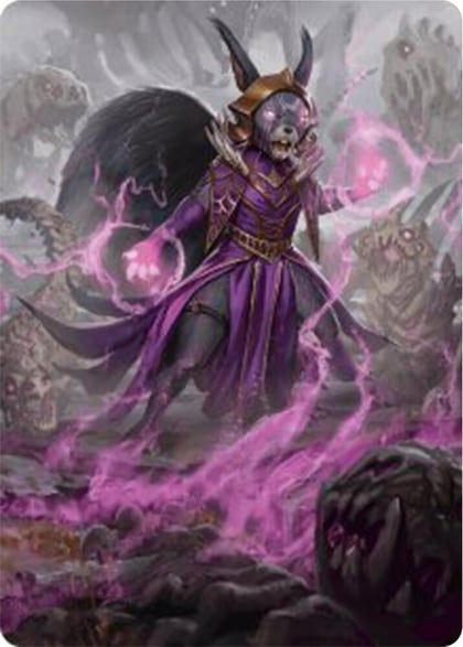 Liliana of the Dark Realms Art Card, Art Series: Bloomburrow 51