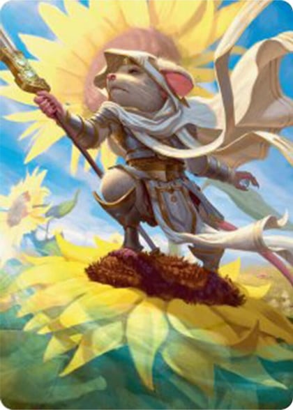 Elspeth, Sun's Champion Art Card, Art Series: Bloomburrow 53