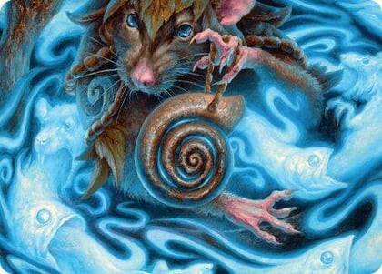 Mind Spiral Art Card, Art Series: Bloomburrow 8