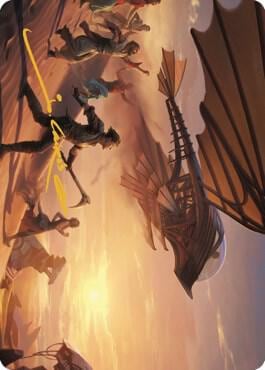 Take Flight Art Card (Gold-Stamped Signature), Art Series: The Brothers' War 12