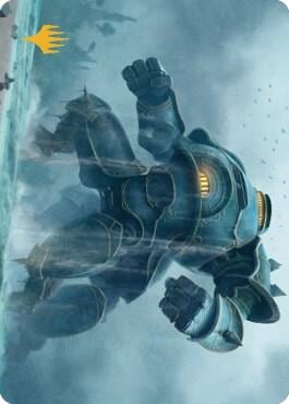 Depth Charge Colossus Art Card (Gold-Stamped Planeswalker Symbol), Art Series: The Brothers' War 14