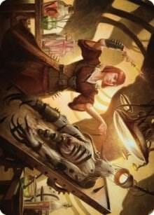 Ashnod, Flesh Mechanist Art Card, Art Series: The Brothers' War 15