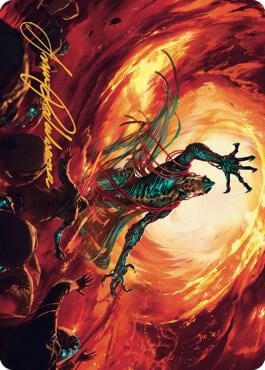 Gix, Yawgmoth Praetor Art Card (Gold-Stamped Signature), Art Series: The Brothers' War 16