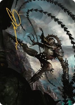 Razorlash Transmogrant Art Card (Gold-Stamped Signature), Art Series: The Brothers' War 17
