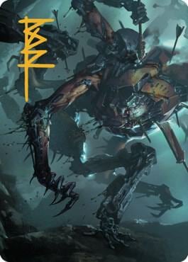 Scrapwork Rager Art Card (Gold-Stamped Signature), Art Series: The Brothers' War 18