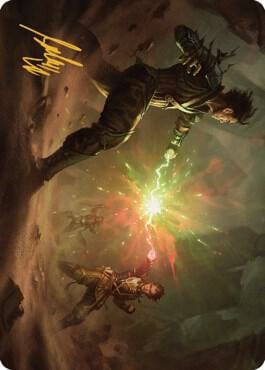 Brotherhood's End Art Card (Gold-Stamped Signature), Art Series: The Brothers' War 19