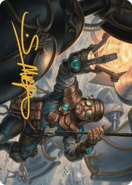 Powerstone Engineer Art Card (Gold-Stamped Signature), Art Series: The Brothers' War 2