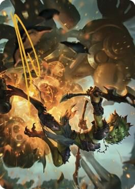Argothian Sprite Art Card (Gold-Stamped Signature), Art Series: The Brothers' War 23