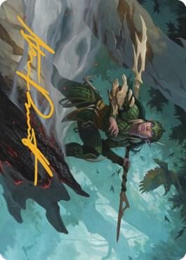 Gwenna, Eyes of Gaea Art Card (Gold-Stamped Signature), Art Series: The Brothers' War 25