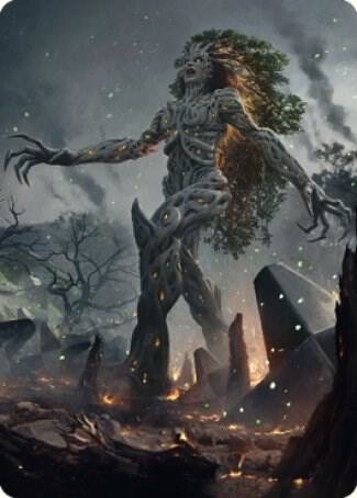 Titania, Gaea Incarnate Art Card, Art Series: The Brothers' War 27