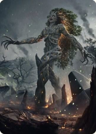 Titania, Gaea Incarnate Art Card, Art Series: The Brothers' War 27