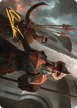 Siege Veteran Art Card (Gold-Stamped Signature), Art Series: The Brothers' War 3