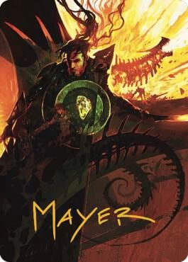 Mishra's Command Art Card (Gold-Stamped Signature), Art Series: The Brothers' War 33