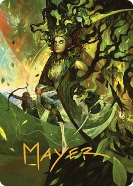 Titania's Command Art Card (Gold-Stamped Signature), Art Series: The Brothers' War 34