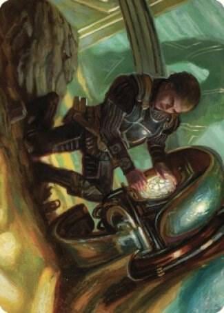 Urza, Powerstone Prodigy Art Card, Art Series: The Brothers' War 35