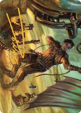 Mishra, Excavation Prodigy Art Card (Gold-Stamped Signature), Art Series: The Brothers' War 36