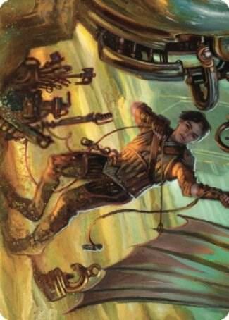 Mishra, Excavation Prodigy Art Card, Art Series: The Brothers' War 36