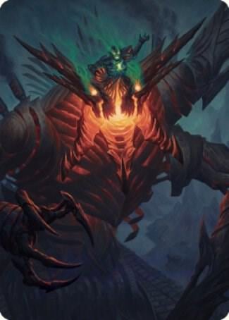 Mishra, Lost to Phyrexia Art Card, Art Series: The Brothers' War 38