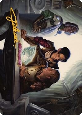 Tocasia's Welcome Art Card (Gold-Stamped Signature), Art Series: The Brothers' War 4