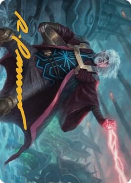 Urza, Lord Protector Art Card (Gold-Stamped Signature), Art Series: The Brothers' War 41