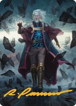 Urza, Planeswalker Art Card (Gold-Stamped Signature), Art Series: The Brothers' War 42