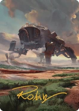 Plains (48) Art Card (Gold-Stamped Signature), Art Series: The Brothers' War 48