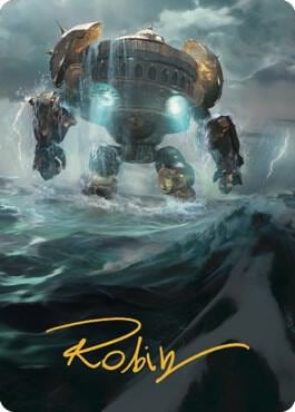 Island Art Card (Gold-Stamped Signature), Art Series: The Brothers' War 49
