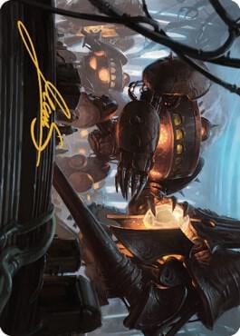 Autonomous Assembler Art Card (Gold-Stamped Signature), Art Series: The Brothers' War 5