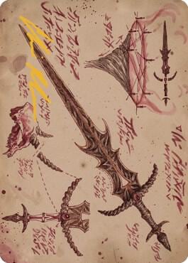 Blackblade Reforged Art Card (Gold-Stamped Signature), Art Series: The Brothers' War 56