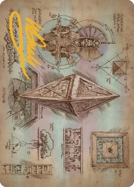 Keening Stone Art Card (Gold-Stamped Signature), Art Series: The Brothers' War 64