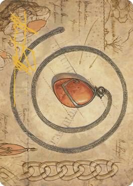Mox Amber Art Card (Gold-Stamped Signature), Art Series: The Brothers' War 68