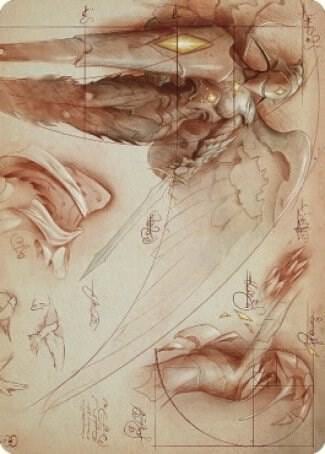 Platinum Angel Art Card, Art Series: The Brothers' War 71