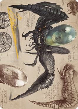 Psychosis Crawler Art Card (Gold-Stamped Signature), Art Series: The Brothers' War 73